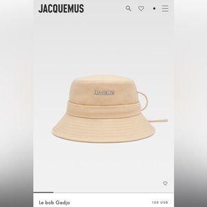JACQUEMUS Le Bob Gadjo Bucket Hat - Beige